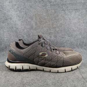 Skechers Shoes Mens 10.5 Casual Athletic Sneakers Relaxed Fit Trainer Lace Up